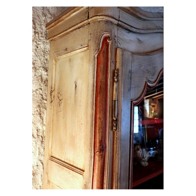 Wood Antique Louis XV Buffet in Walnut For Sale - Image 7 of 8
