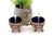 Pearlescent Silver Salt and Pepper Shakers with Cutouts, Set of 4 For Sale - Image 5 of 6