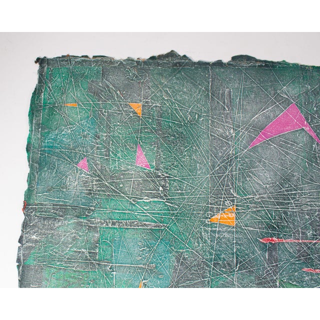 Abstract Painting and Print on Paper by Anthony Lewis Popcheff For Sale - Image 4 of 7