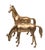 Metal Large Brass Horses from Apko Superbrass, Holland, 1970s, Set of 2 For Sale - Image 7 of 14