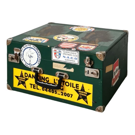 Vintage Belgian Trunk, 1960s For Sale