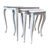 French Provincial Vintage French Provincial Carved Nesting Tables – Set of 3 For Sale - Image 3 of 9