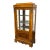 Louis XVI Style Marquetry Vitrine Display Cabinet, Vintage For Sale