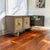 Vintage Rattan and Bamboo Door Sideboard Cabinet, Mid-Century For Sale - Image 10 of 18