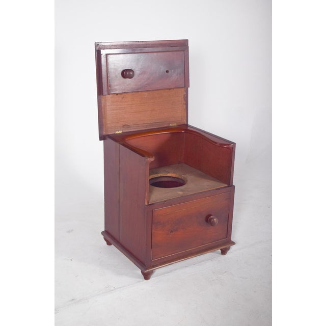 Wood English Wooden Chest, 1920s For Sale - Image 7 of 9