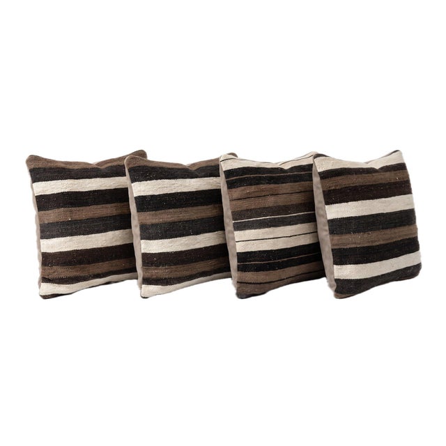 This beautiful 19'' x 20'' & 19'' x 19'' pillow cover set was made from authentic Turkish Kilim pieces. Bright colors of...