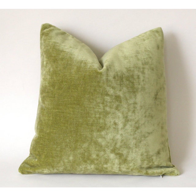 Chartreuse Velvet Euro Sham 24x24 Chairish