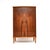 Mid-Century Modern Vintage Danish Walnut and Brass Chest of Drawers, 1960s For Sale - Image 3 of 11