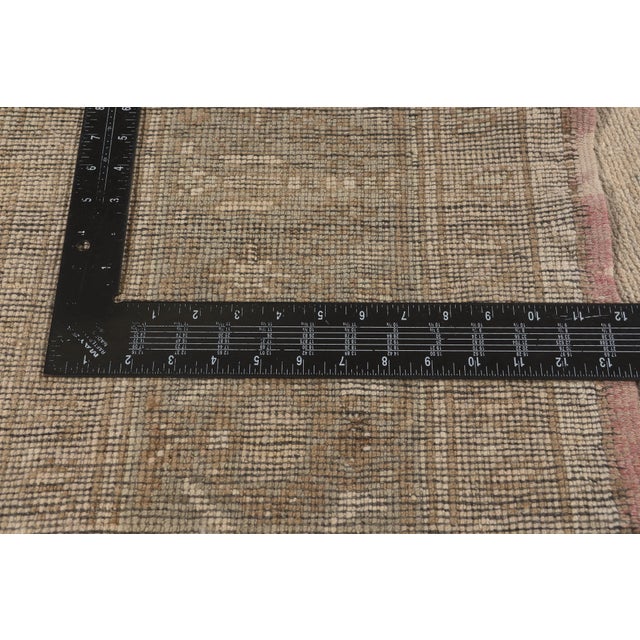 Textile Vintage Turkish Oushak Rug, 06'05 X 11'01 For Sale - Image 7 of 10