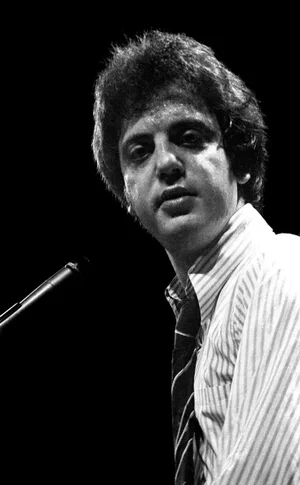 Billy Joel 1975 Live on Stage Black and White Photograph
