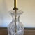 Traditional Vintage 1970's Frederick Cooper Cut Crystal and Brass Table Lamp For Sale - Image 3 of 8