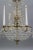 French Louis XVI Style Brass and Crystal Basket 9-Light Chandelier For Sale - Image 12 of 18