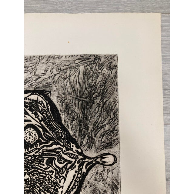 1960s Jean Peschard, Fish in Love, Etching, 1961 For Sale - Image 5 of 16