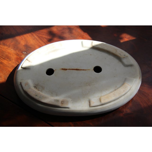 Blue Blue and White Porcelain Bonsai Pot, 1950s For Sale - Image 8 of 13