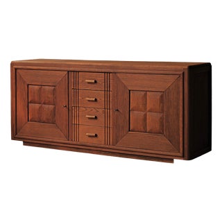 French Oak Sideboard, 1940 For Sale