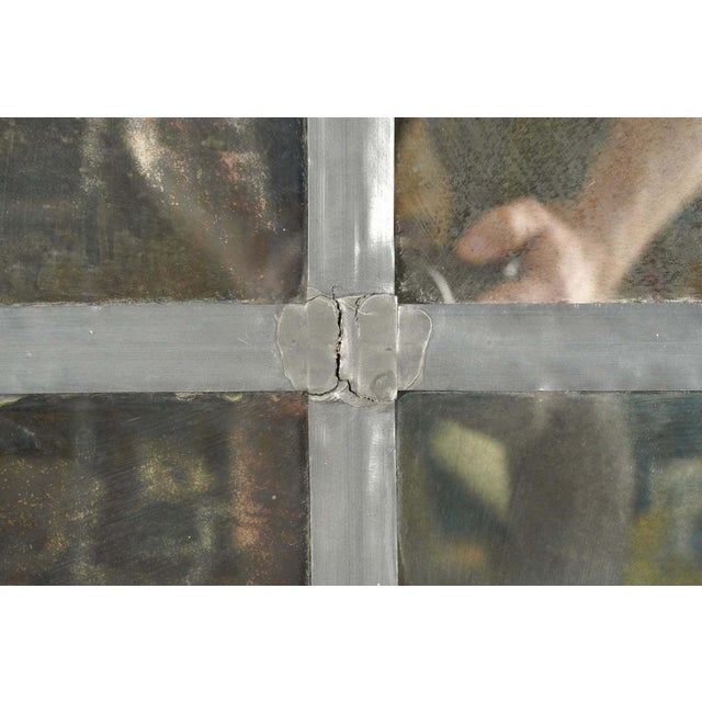 Traditional Hand Silvered Eight Pane Wood Reclaimed Window Mirror For Sale - Image 3 of 7