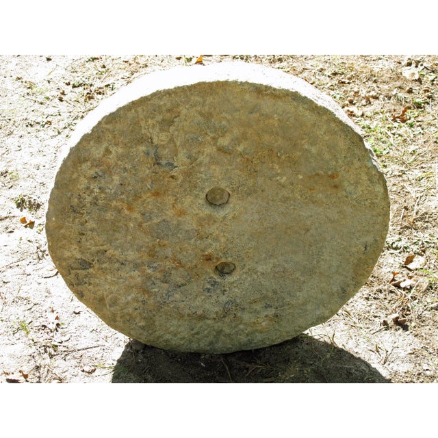 1930s Granite Mill Water Fountain Stone 11 For Sale - Image 4 of 8
