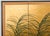 Wood Japanese Showa Four Panel Screen Quail Amid Autumn Grasses For Sale - Image 7 of 18
