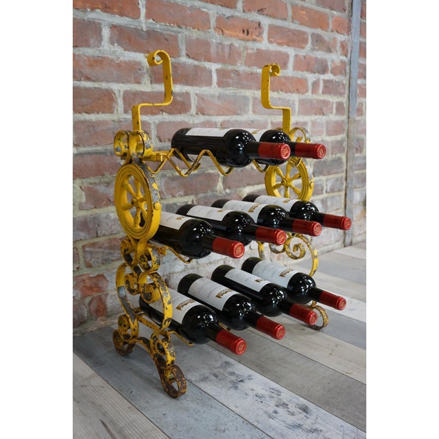 Vintage Metal Bottle Holder, 1950s For Sale - Image 6 of 9
