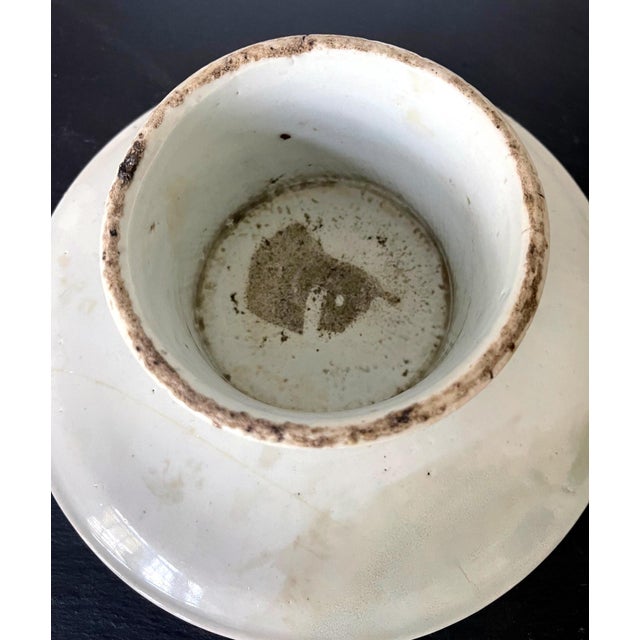 Korean Ceramic Ritual Offering Vessel with Inscription Joseon Dynasty For Sale - Image 9 of 11