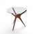 Vladimir Kagan for Dreyfuss Mid Century Walnut Tri-Symmetric Sculptural Side Tables - Pair For Sale - Image 10 of 11