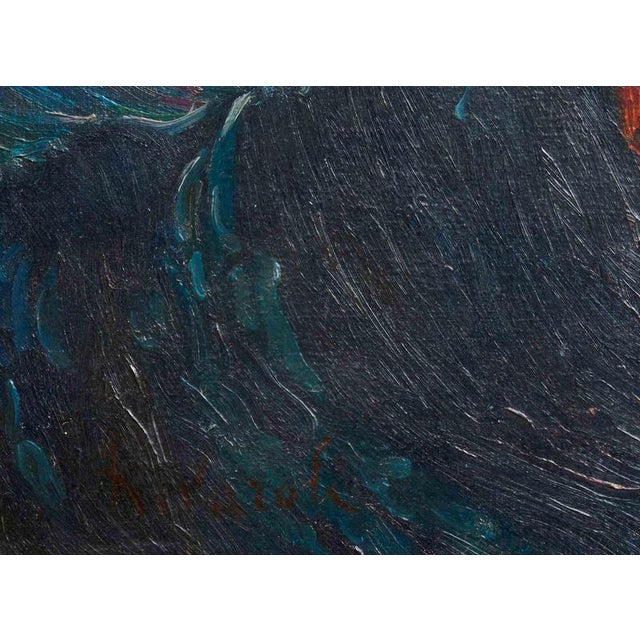 After Giuseppe Rivaroli, Nude, The Pearl, 1920s, Oil Painting on Canvas, Framed For Sale - Image 3 of 5