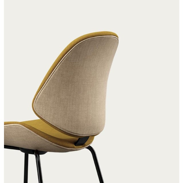 Black Council Family Salon Chair in Remix 412 by Salto and Sigsgaard for OneCollection For Sale - Image 8 of 13