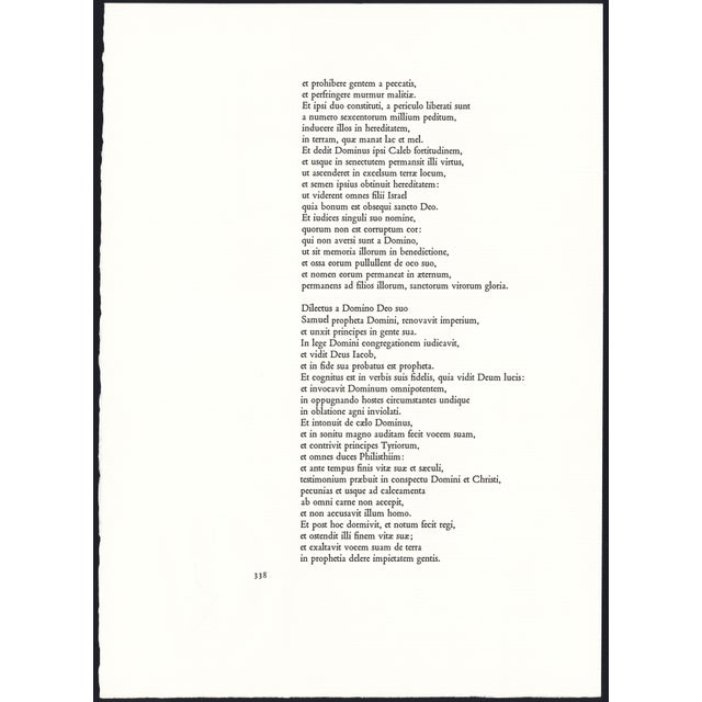 1968 Salvador Dalí Biblia Sacra Lithograph "Da Mihi Bibere" (Give Me a Drink) For Sale - Image 9 of 12