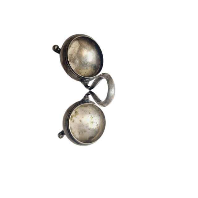 Eclectic Silver Salt and Pepper Holder, Germany, 1890s For Sale - Image 11 of 14