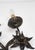Silver Brutalist Spanish Wrought Iron Wall Sconce, 1950 For Sale - Image 8 of 10