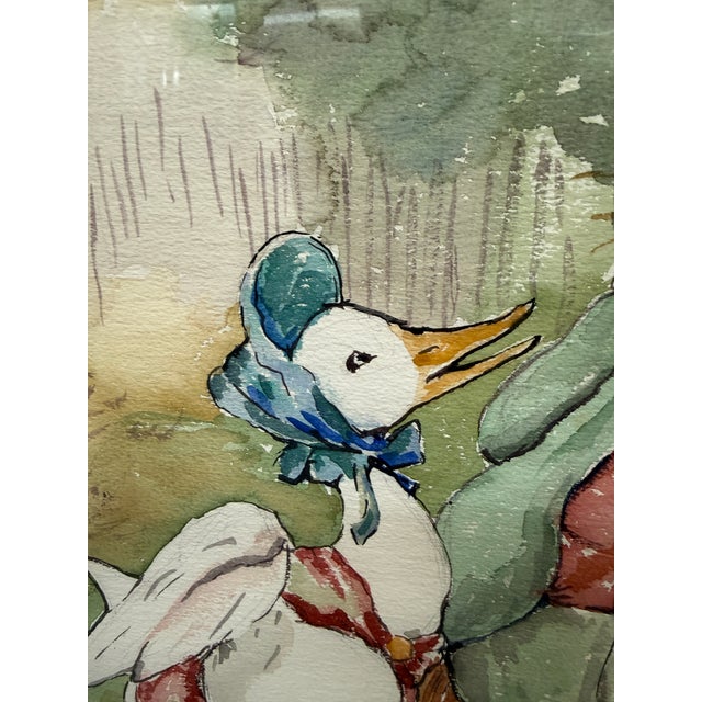 Beatric Potter Jemima Puddle Duck and the Fox, Framed For Sale In San Francisco - Image 6 of 12
