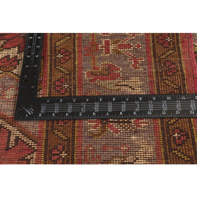 Textile Vintage Turkish Oushak Rug, 04'11 X 10'08 For Sale - Image 7 of 10