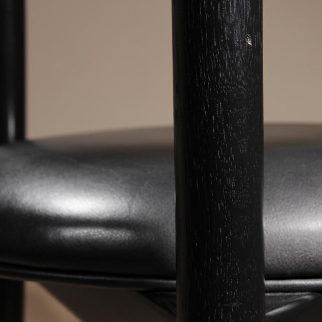 Black Pan-Set Chair by Vico Magistretti for Rosenthal, Germany, 1980 For Sale - Image 8 of 12