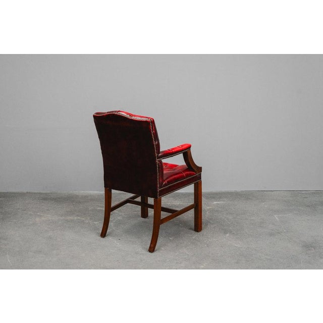 English Style Armchair in Beech For Sale - Image 3 of 18