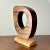 Contemporary Modern Geometric Abstract Sculpture - Walnut and Oak Wood For Sale In Little Rock - Image 6 of 6