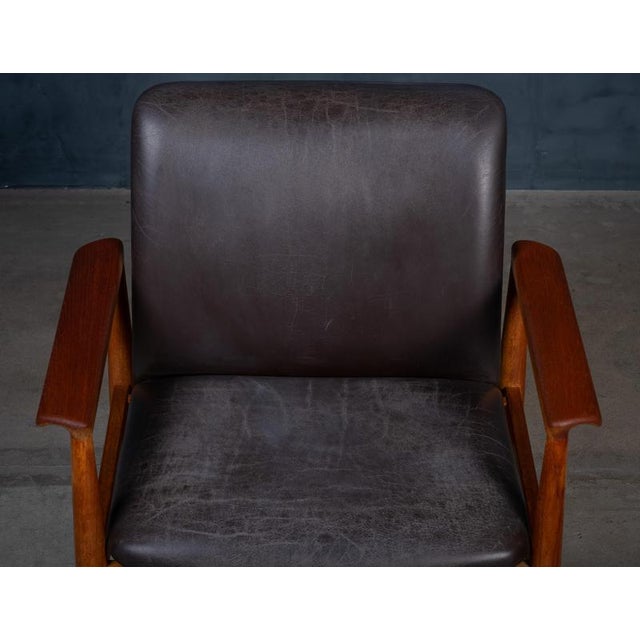 1960s FD 901 Diplomat Armchair in Teak by Finn Juhl for France & Søn, 1961 For Sale - Image 5 of 11