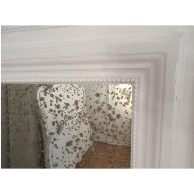 1900 - 1909 Antique Huge French Trumeau Mirror For Sale - Image 5 of 8