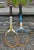 A classic pair of vintage wooden tennis racquets featuring a Crown Collegiate model and a Spalding Doris Hart signature...