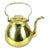 1800s X-Large Brass Tea Coffee Kettle Community Teapot English For Sale