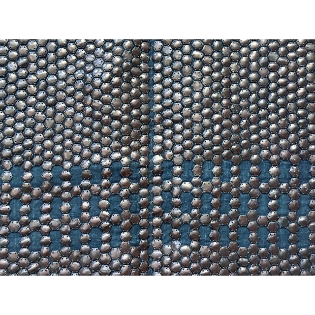 Metal Rare Antique Kikko Katabira Armor Jacket Edo Period For Sale - Image 7 of 16