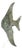 Wall Lighting in the Shape of an Angelfish, 1980s For Sale