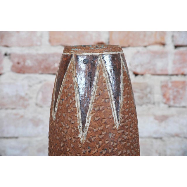 Ceramic Mid-Century Vase in Ceramic, Czech, 1940s For Sale - Image 7 of 11