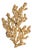 Vintage 1971 Signed Napier Ad Piece Goldtone "Coral Branch" Brooch For Sale