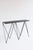 Contemporary Giraffe Console Table with Natural Linoleum Top in Black by &New For Sale - Image 3 of 10