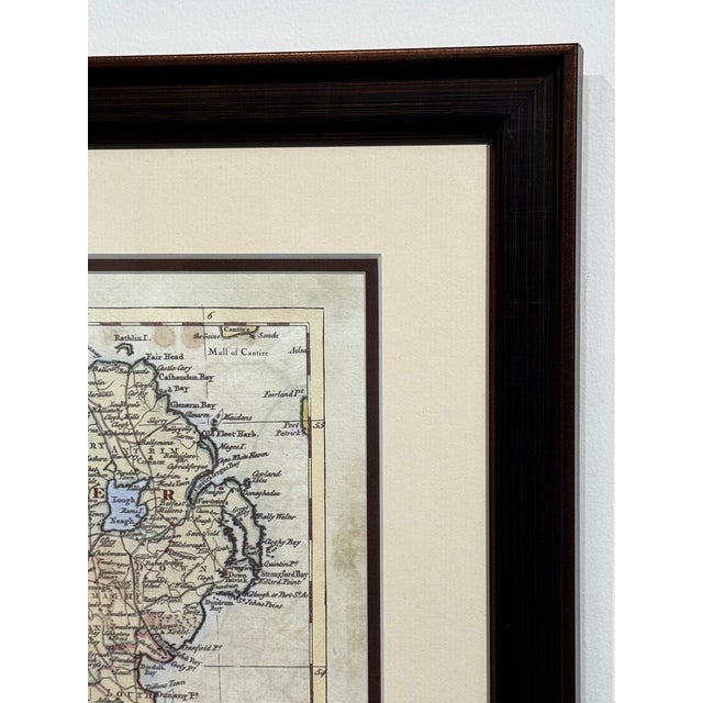 Framed 1779 Thomas Kitchin Map of Ireland Reproduction by O’Brien Printing, Dublin For Sale - Image 4 of 5