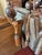 Mid 19th Century Knoll Antique Leather 4 Seater Drop Arm Sofa and 2 Chairs For Sale - Image 9 of 12