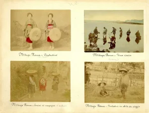 Daily Life in Seto Islands, Japan - Albumen Print 1870/1890 1870/1890