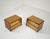 Brown Vintage Bedside Tables in Wood and Bronzed Mirrored Glass, 1970s, Set of 2 For Sale - Image 8 of 18