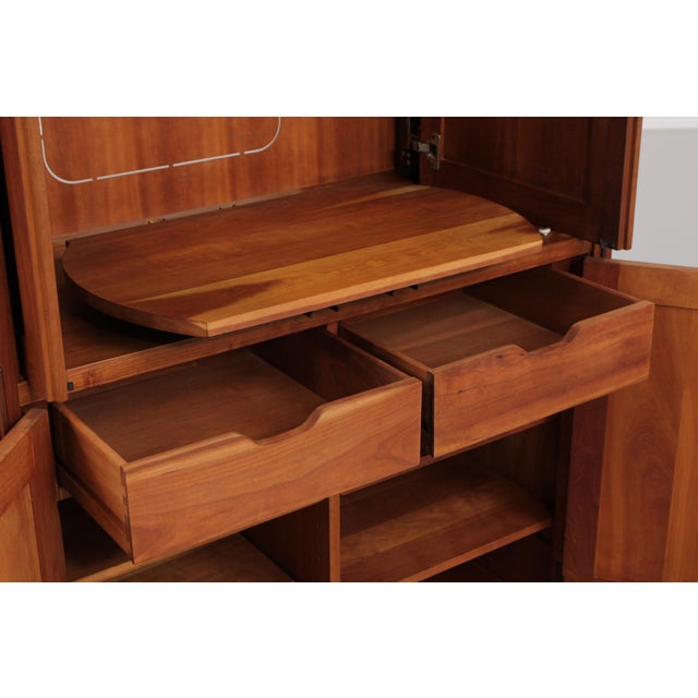 Stickley Cherry 4 Door Cherry Tv Armoire For Sale In Philadelphia - Image 6 of 18