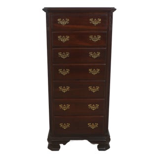 Ethan Allen Cherry 7 Drawer Lingerie Chest Semainier For Sale